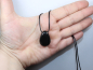 Preview: rainbow obsidian with cord or silver 925