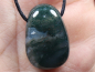 Preview: moss agate with cord or silver 925