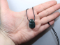 Preview: moss agate with cord or silver 925