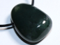 Preview: moss agate with cord or silver 925
