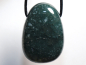 Preview: moss agate with cord or silver 925