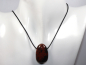 Preview: mahogany obsidian with cord or silver 925