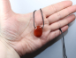 Preview: carnelian with cord or silver 925