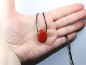 Preview: carnelian with cord or silver 925