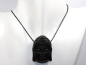 Preview: schwarzer Obsidian mit Band oder Silber 925