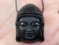 Preview: schwarzer Obsidian mit Band oder Silber 925