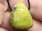 Preview: lizardite with cord or silver 925