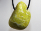 Preview: lizardite with cord or silver 925