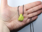 Preview: lizardite with cord or silver 925