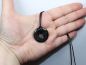 Preview: silver obsidian with cord