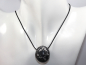Preview: chrysanthemum stone with cord or silver 925