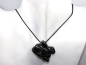 Preview: snowflake obsidian with cord or silver 925