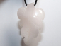 Preview: rose quartz with cord or silver 925