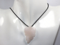 Preview: rose quartz with cord or silver 925