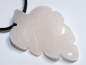 Preview: rose quartz with cord or silver 925