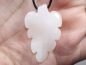 Preview: rose quartz with cord or silver 925