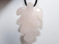 Preview: rose quartz with cord or silver 925