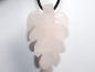 Preview: rose quartz with cord or silver 925