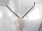 Preview: rose quartz with cord or silver 925