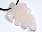 Preview: rose quartz with cord or silver 925
