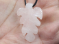 Preview: rose quartz with cord or silver 925