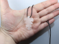 Preview: rose quartz with cord or silver 925