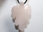 Preview: rose quartz with cord or silver 925