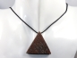 Preview: leopard rhyolite with cord or silver 925