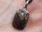 Preview: Boulder opal with cord or silver 925