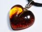 Preview: amber with cord or silver 925