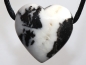 Preview: zebra marble with cord or silver 925