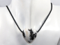 Preview: zebra marble with cord or silver 925