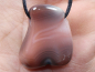 Preview: Botswana agate with cord or silver 925