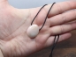 Preview: pink opal with cord or silver 925