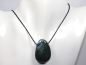 Preview: moss agate with cord or silver 925
