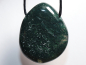 Preview: moss agate with cord or silver 925