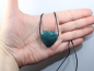 Preview: heliotrope with cord or silver 925