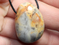 Preview: crazy lace agate with cord or silver 925