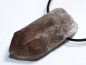 Preview: smoky quartz with cord or silver 925