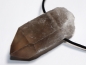 Preview: smoky quartz with cord or silver 925