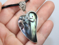 Preview: abalone shell with cord or silver 925