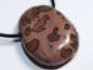 Preview: porcellanite with cord or silver 925