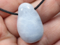 Preview: blauer Calcit mit Band oder Silber 925