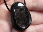 Preview: hypersthene with cord or silver 925