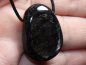 Preview: hypersthene with cord or silver 925