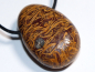 Preview: snake jasper with cord or silver 925