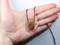 Preview: snake jasper with cord or silver 925