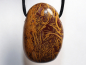 Preview: snake jasper with cord or silver 925