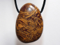 Preview: snake jasper with cord or silver 925