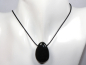 Preview: green goldstone with cord or silver 925